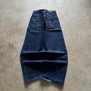 Baggy Risk Wide Leg Southpole Styl Y2K Vintage Embroidered Denim Jeans 30x30
